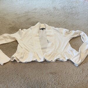 American Eagle Outfitters Cream Cardigan